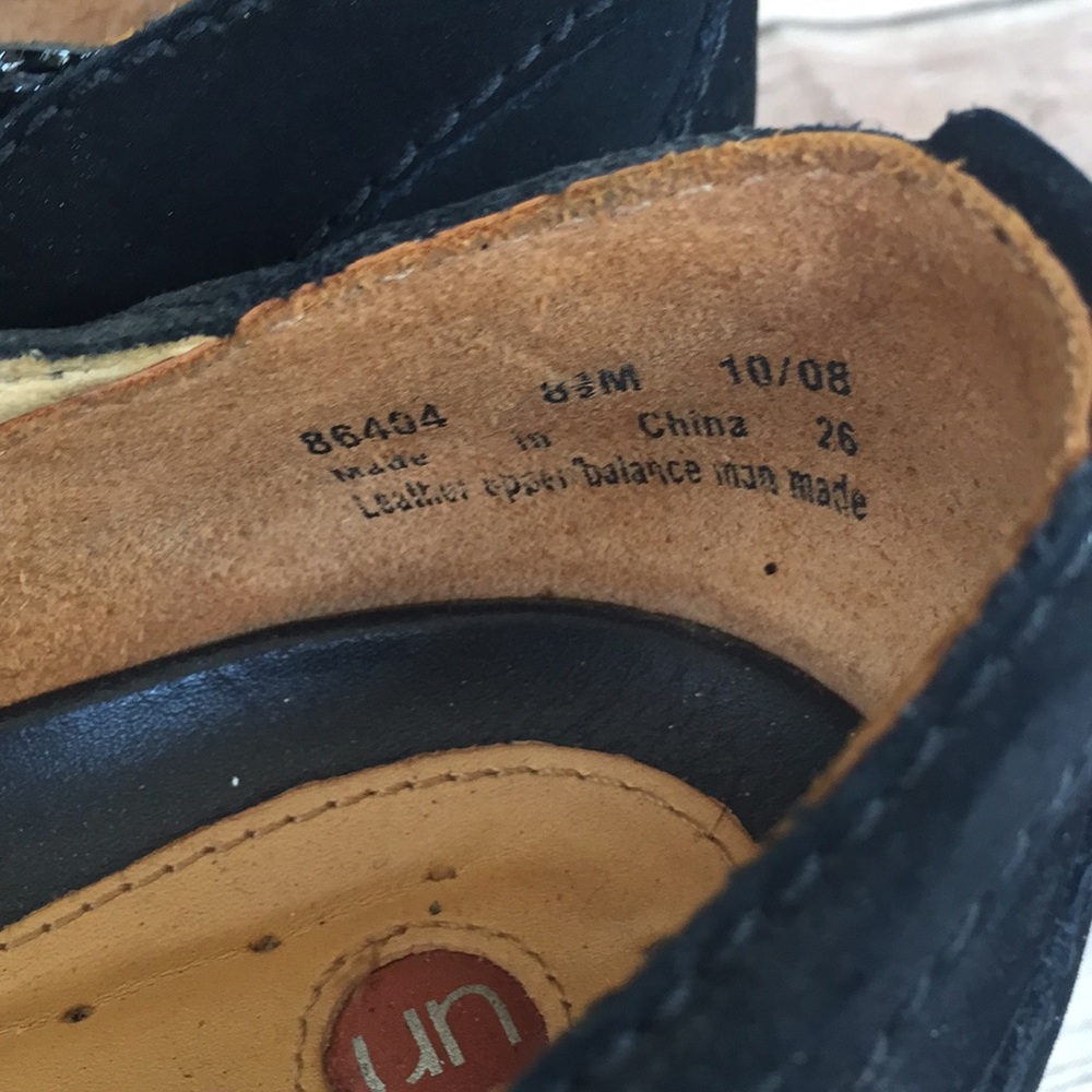 Clarks Un Structured Size 81/2 Black Like New - image 3